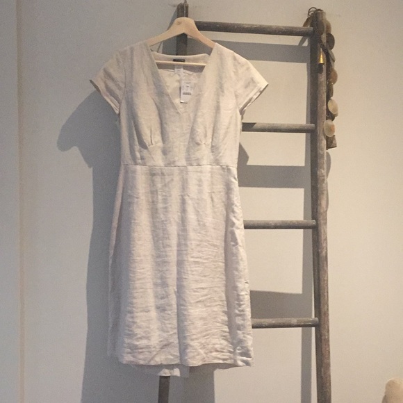 J. Crew Dresses & Skirts - Linen j.crew dress size 6 natural J. Crew Dresses & Skirts - Linen j.crew dress size 6 natural